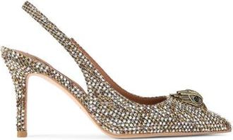 Kurt Geiger Belgravia Slingback Pointed Toe Pump in Open Beige at Nordstrom, Size 8.5Us