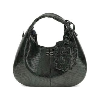 Ganni Handbags, female, Green, Size: ONE SIZE Bag Ganni