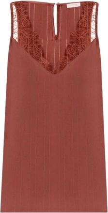 Twinset Donna, Top, Marrone, L, new
