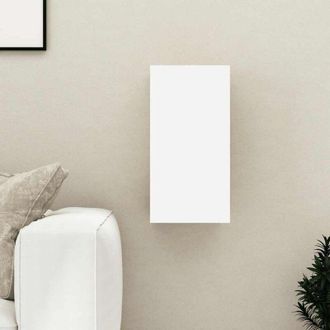 vidaXL Vidaxl - Mueble Para Tv Madera Contrachapada Blanco Y Roble 30,5x30x60cm