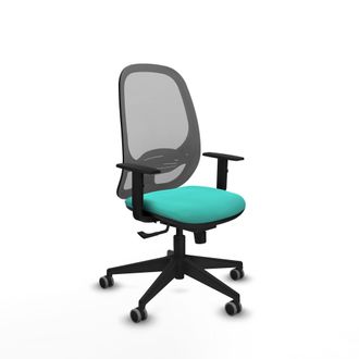 Piqueras y Crespo Silla De Oficina Piqueras Y Crespo Cilanco Turquesa Similpiel Malla