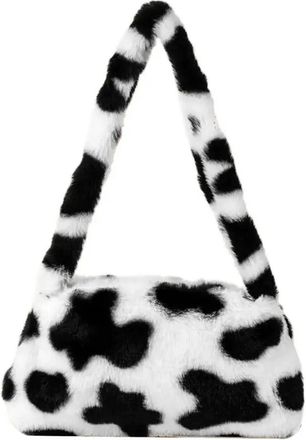 Generic Womens Plush Bags Style Fluffy Shoulder Bag, Cute Plush Tote Handbag For Women, Fashion Crossbody Underarm Purse, Soft For Daily(A)