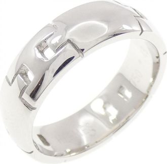Herm&egrave;s White Gold (18K) Band Ring (Pre-Owned)