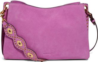 Aim&eacute;e Roma Shoulder Bag in Bloom Suede at Nordstrom