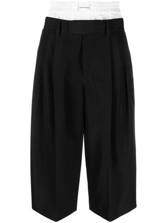 Alexander Wang Cropped broek - Zwart