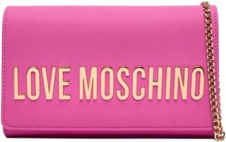 Love Moschino Crossbodytas met kettingriem - Dames - Schoudertassen - Roze - ONE Size - Tassen