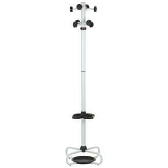 OEM Percha Met&aacute;lica De Pie Blanca Wml-1