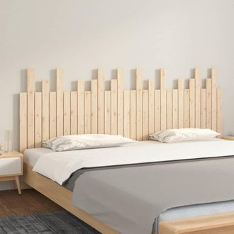 vidaXL Cabecero De Cama De Pared Madera Maciza De Pino 204x3x80 Cm Vidaxl
