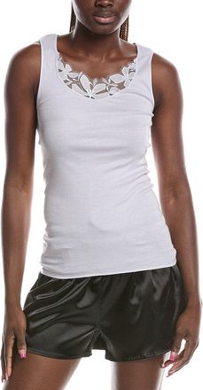 Hanro Hanro Floral Embroidered Tank Top