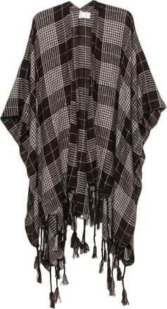 Brunello Cucinelli Cape - Dames - Ponchos - Bruin - ONE Size - Pailletten - Jassen