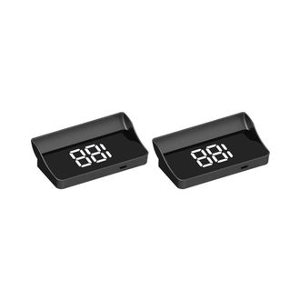 OEM Accesorio Electr&oacute;nico Universal Para Pantalla De Visualizaci&oacute;n Frontal (hud) De Veh&iacute;culos 2x V9, Pantalla De Veloc&iacute;metro, Proyector De Parabrisas, Km/
