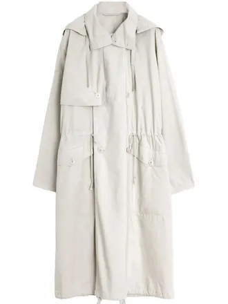 Christophe Lemaire lightweight trench coat - Neutrals