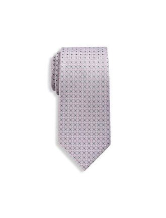 Michael Kors Big & Tall Brost Geometric Tie in Silver at Nordstrom, Size X-Large