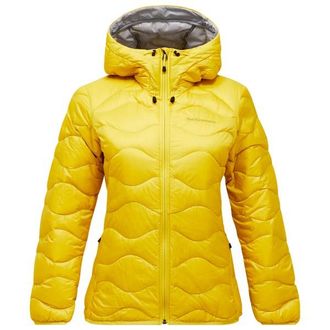 Peak Performance Helium Down Hood Jacket Daunenjacke f&uuml;r Damen | gelb