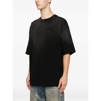 Amiri Logo-Embroidered T-Shirt - Black