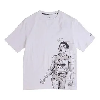 Li-Ning Comic Graphic T-shirt White AHSQ135-1