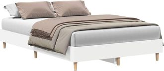 vidaXL Giroletto Senza Materasso Bianco 120x200 Cm Legno Multistrato - Vidaxl