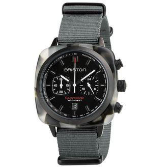 Briston Clubmaster Black Dial Mens Watch 18142.PBAM.GTS.3.NG