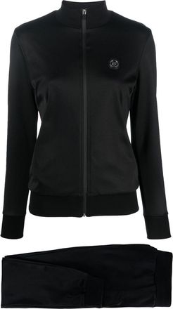 Plein Sport logo-print tracksuit set - women - Cotton - S - Black