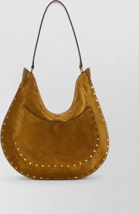Isabel Marant hobo pocket suede leather shoulder bag