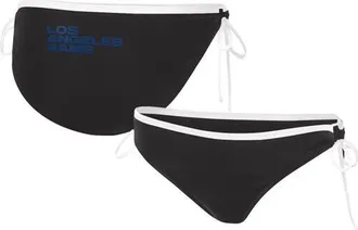 G-III 4Her by Carl Banks Womens G-III 4Her by Carl Banks Black Los Angeles Rams Perfect Match Bikini Bottom at Nordstrom, Size X-Large