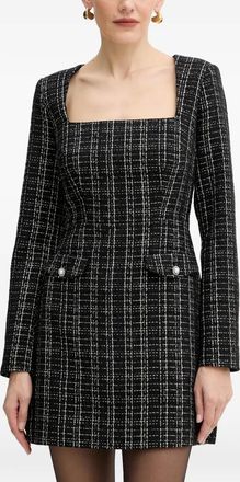 Guess Co Abito midi con scollo quadrato - Nero