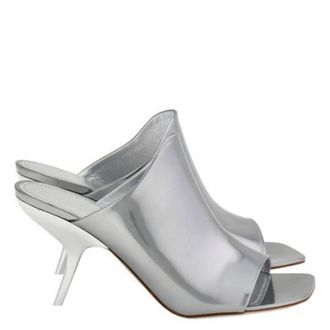 Ferragamo Era Patent Leather Mules, Size 7 C