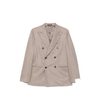 Caruso Aida Double-breasted Buttoned Blazer
