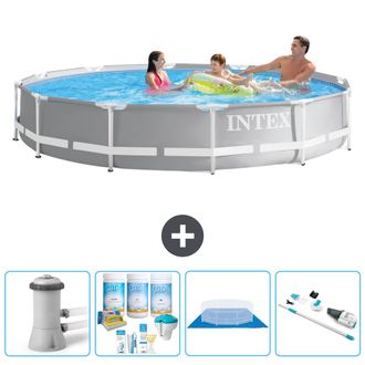 Intex Piscina Prism Frame Redonda - 366x76 Cm - 7-piezas S21069