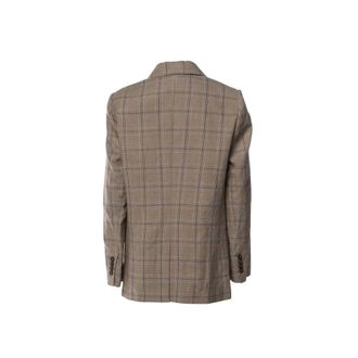 Brunello Cucinelli Womens Brown Linen Blazer Clothing