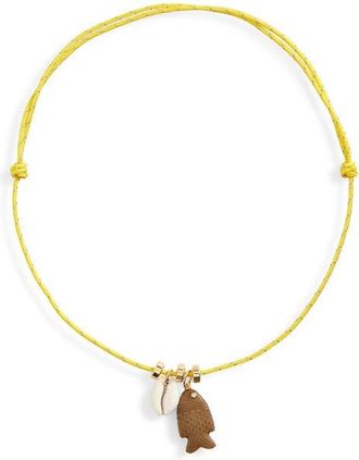 &Eacute;liou Bass Necklace in Yellow at Nordstrom