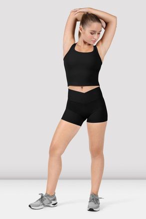 Bloch Apex Teen BLOCHeverhold Switch Tank Top, Green Charcoal