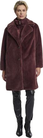 Rino&Pelle Geesje Coat - Dames - Mantel - Bruin - M - Polyester - Jassen
