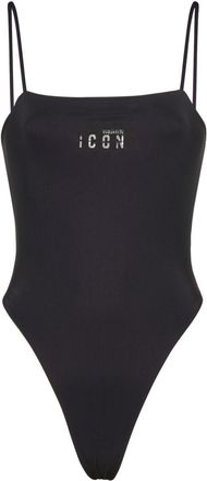 Dsquared2 Icon low-back swimsuit - women - Polyamide/Elastane - 42 - Black