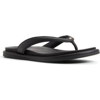 Sperry Top-Sider Isla Flip Flop in Smooth Black at Nordstrom, Size 5.5