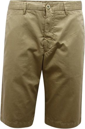 Etro Khaki Bermuda Shorts Gemaakt in Itali&euml; - Heren - Korte Broeken - Beige - S - Korte Broeken