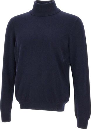 Gran Sasso Cyclist Turtleneck - Heren - Coltruien - Blauw - 3XL - Wol - Truien & Vesten