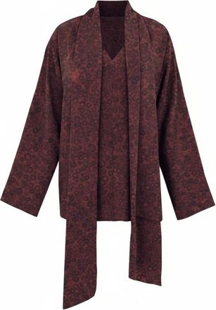 Cortana Dames, Blouses & Shirts, Rood, Maat: XS Zijde