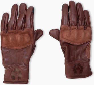 Belstaff Mens Clinch Gloves - Brown - Size: 2XL