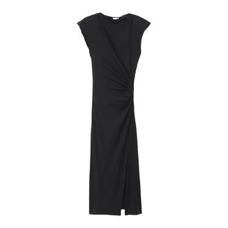 Isabel Marant Nadela Jurk - Dames - Casual kleedjes - Zwart - M - Katoen - Kleedjes