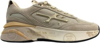 Premiata Beige Sneakers Moerund - Dames - Sneakers - Beige - 36 EU - Schoenen