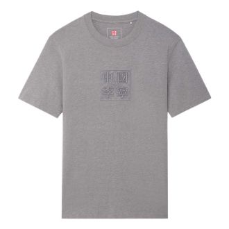 Li-Ning Embroidered Graphic T-shirt Grey AHSS102-1