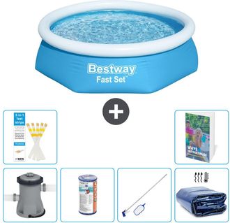 Bestway Piscina Bestway Fast Set Redonda - 244x61 Cm - 7-piezas S194