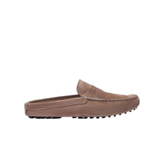 Scarosso Taupe su&egrave;de penny driver muiltjes - Dames - Slip ons - Beige - 36 EU - Su&egrave;de - Schoenen