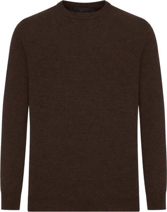 Zanone CREWNECK SWEATER IN FINE COMBED WOOL - Zanone - Man