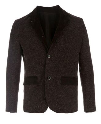 Side Slope Single breasted blazer - Brown