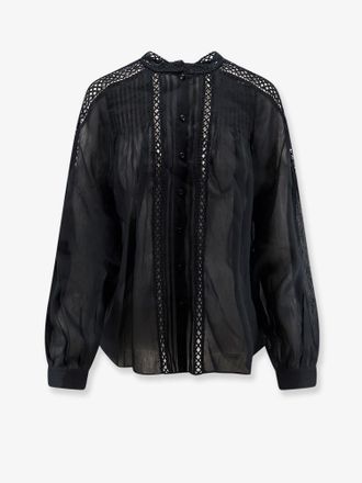 Isabel Marant Camicia Polda in viscosa e lino - MARANT ETOILE - gender_Woman
