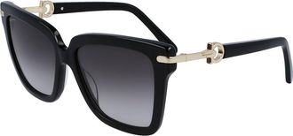 Ferragamo SF 1085S 011 Womens Sunglasses Black Size 57