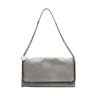 Stella McCartney Bolso de Hombro Falabella con Solapa - Bags - Mujer - Gris - ONE SIZE
