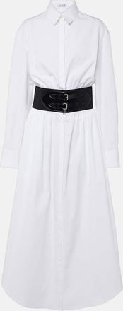Alaia Cotton poplin shirt dress